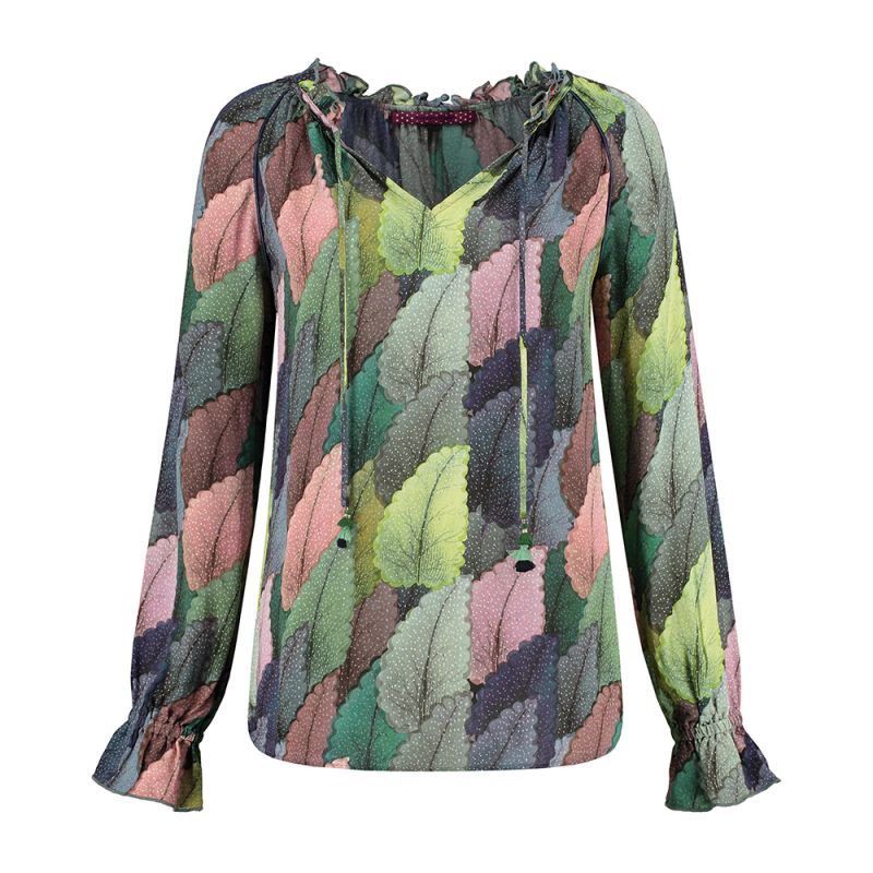 SP5966 Blouse Dreamy Leaves