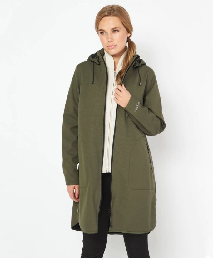 paling ik draag kleding Assert Raincoat RAIN128.001 Olijf - Ilse Jacobsen