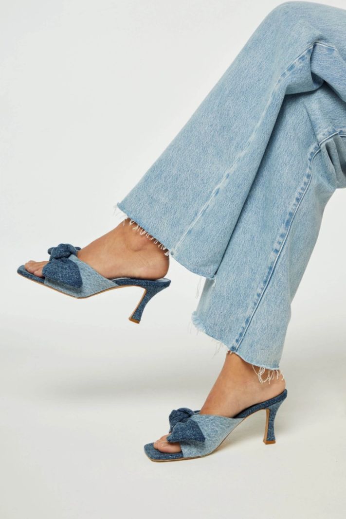 SHS-520-PMP-SS24 Asha Mule - Denim