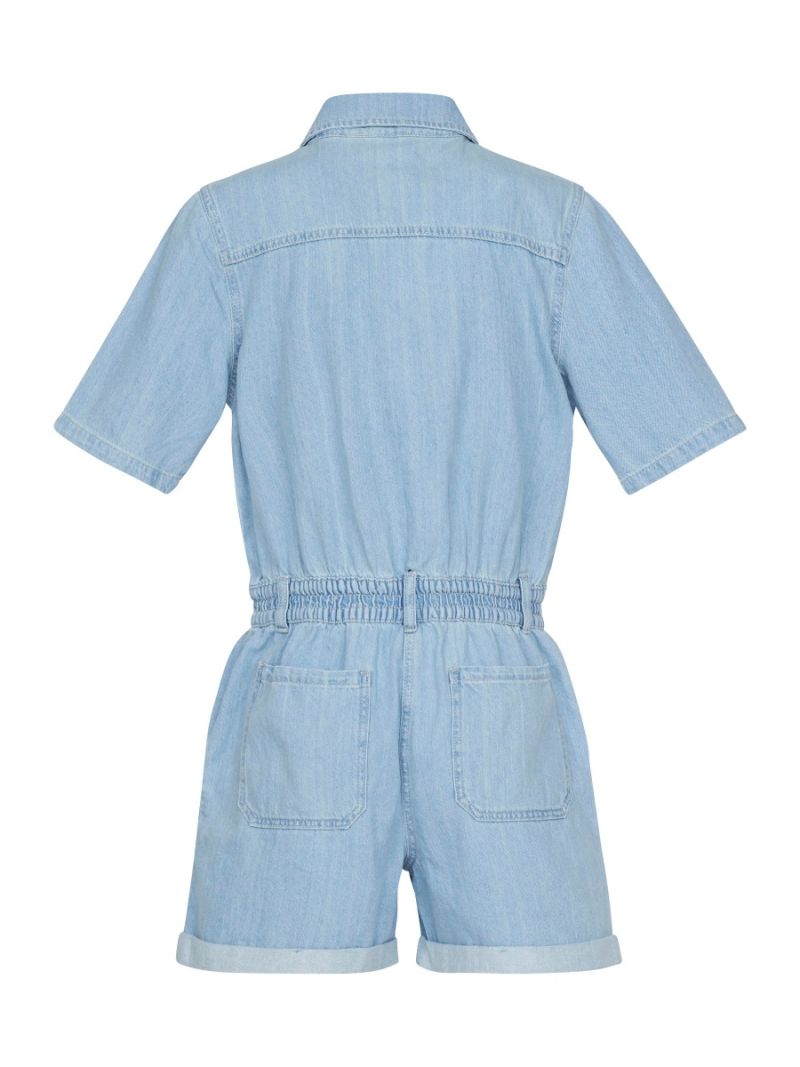 17751 OSMA-PLAY Jumpsuit - L. Blue Wash