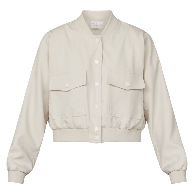 17173 GARWIN-JA Bomber Jacket - Beige