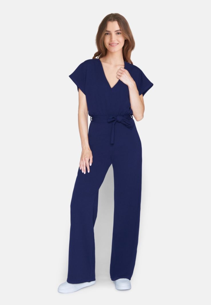 11840 Girl-JU Jumpsuit - Navy