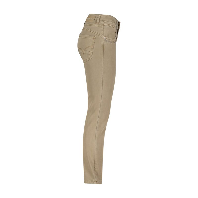 SRB3904 Sissy Color & Embroidery Broek - Taupe