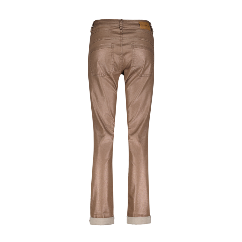 SRB4289 Relax Coated Sparkle Trousers - Grey Copper