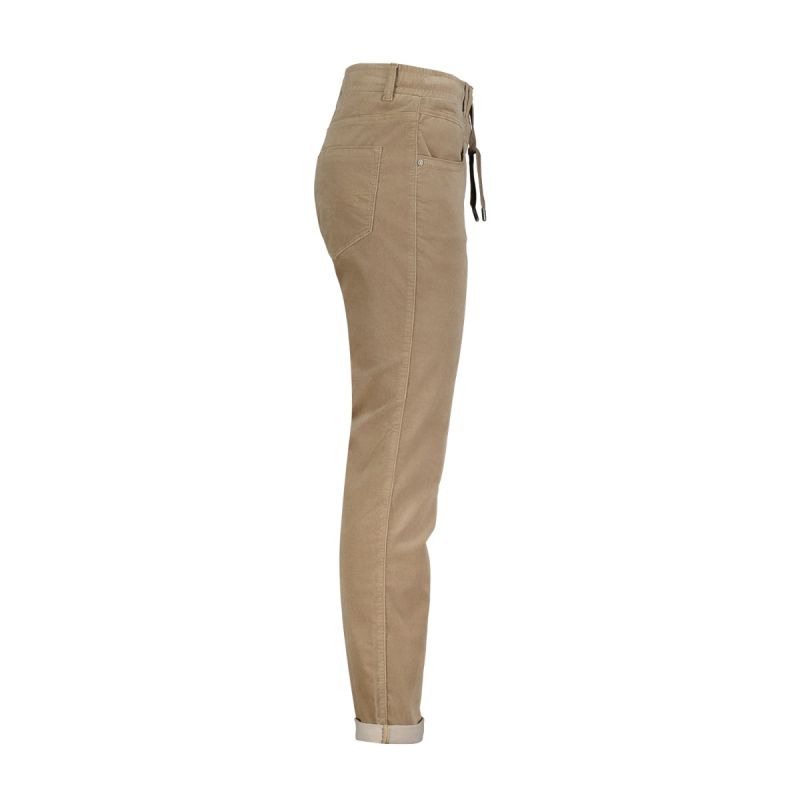 SRB4322 Tessy Velours Broek - Clay