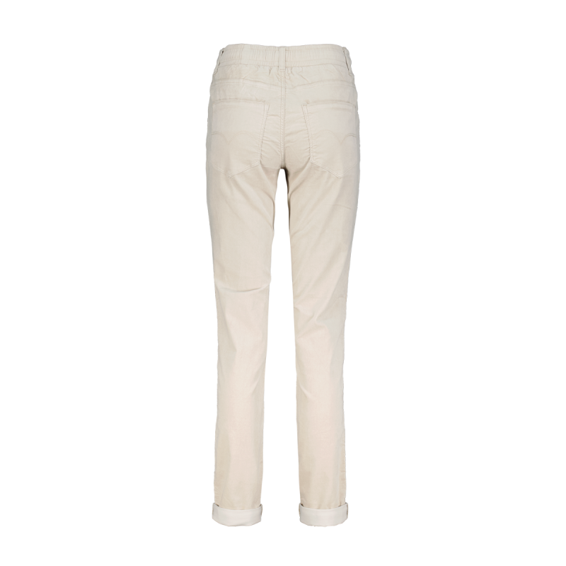 SRB4322 Tessy Velours Broek - Stone