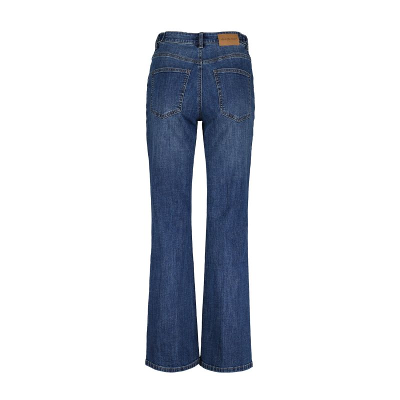 SRB4337A Colette & Loops Wijde Jeans - Donker Blauw