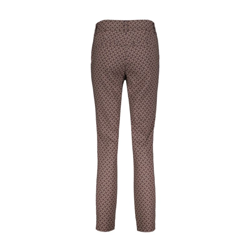 SRB4388 Diana Fancy Square Broek - Burgundy