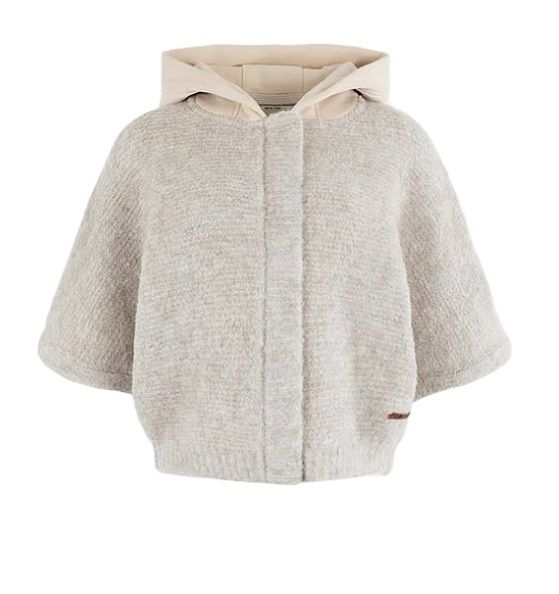 26-10 Timmy Comfy Vest met Hoody - Chalk Solid