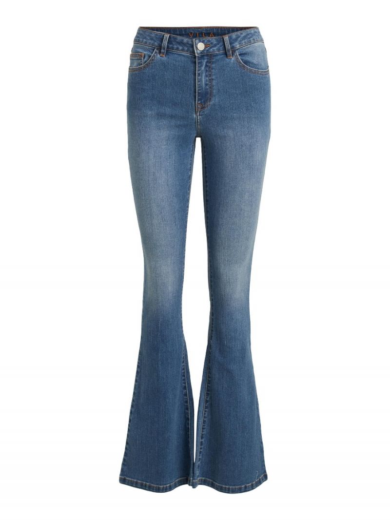 14066256 Viekko Flared Jeans - Medium Blue