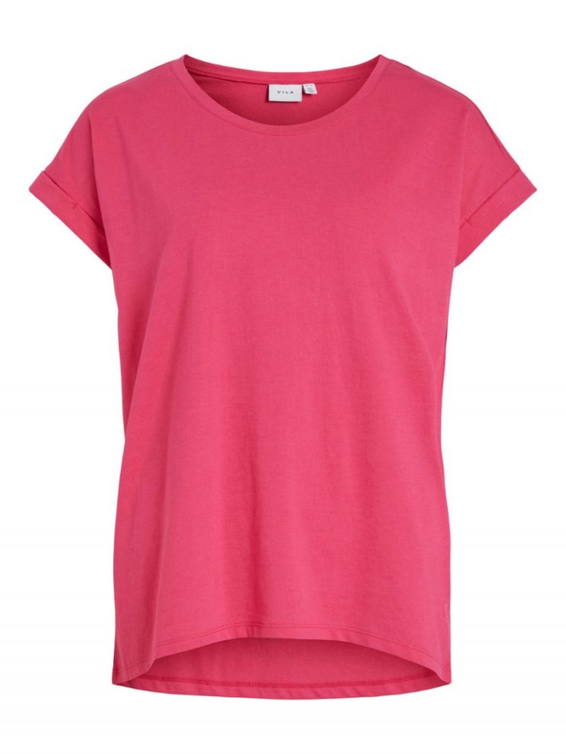 14083083 Vidreamers T-Shirt met Ronde Hals - Pink Yarrow
