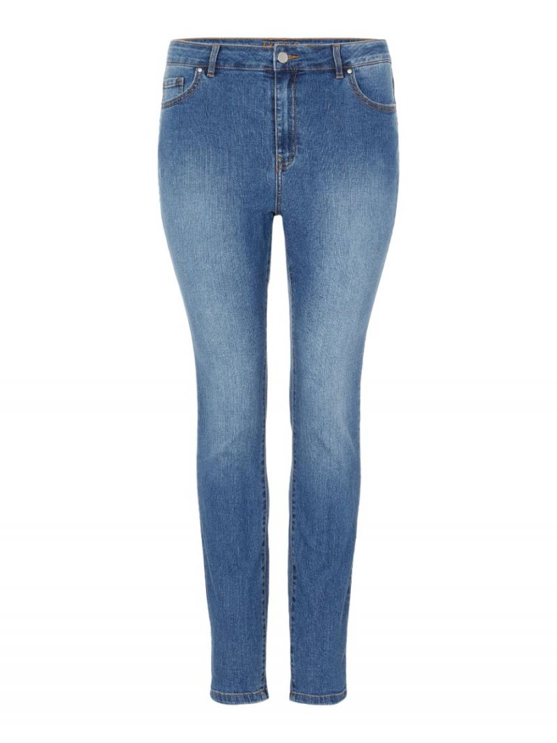 14077132 Viskinnie High Waist Skinny Jeans - Medium Blue