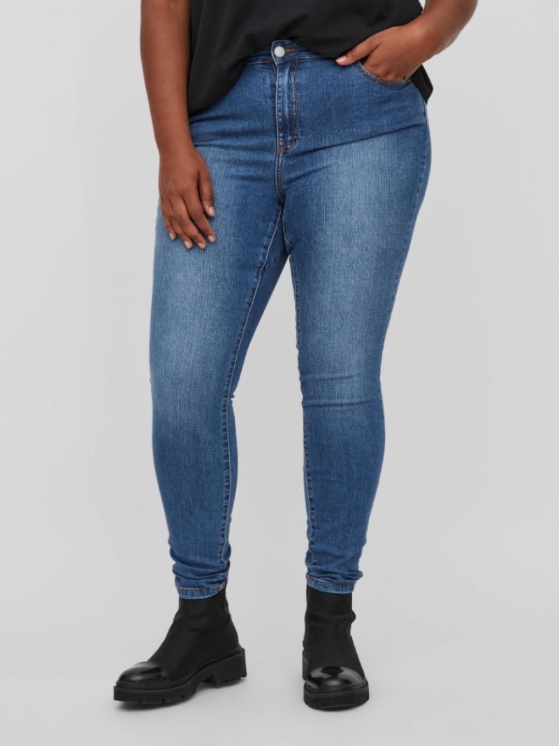 14077132 Viskinnie High Waist Skinny Jeans - Medium Blue