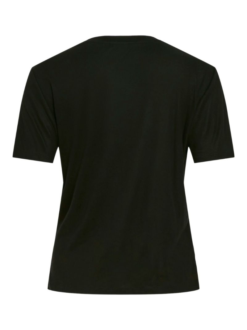 14096980 Vialexia T-Shirt met Ronde Hals - Black Beauty