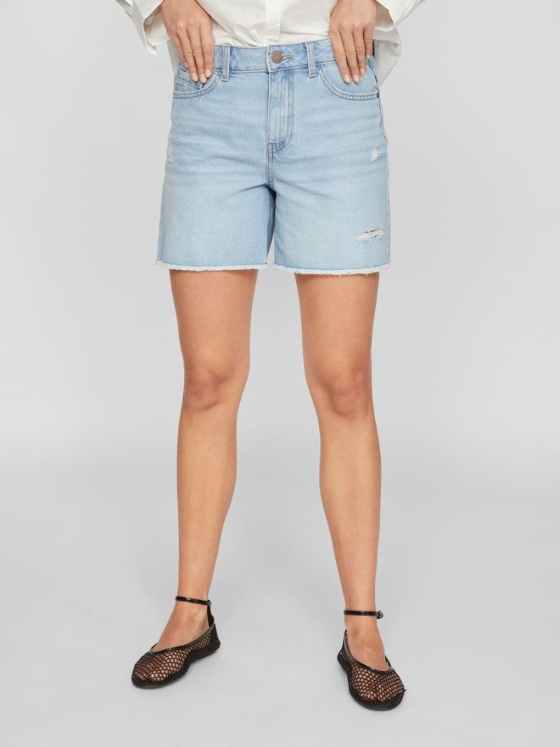 14095338 Denim Shorts - Light Blue Denim