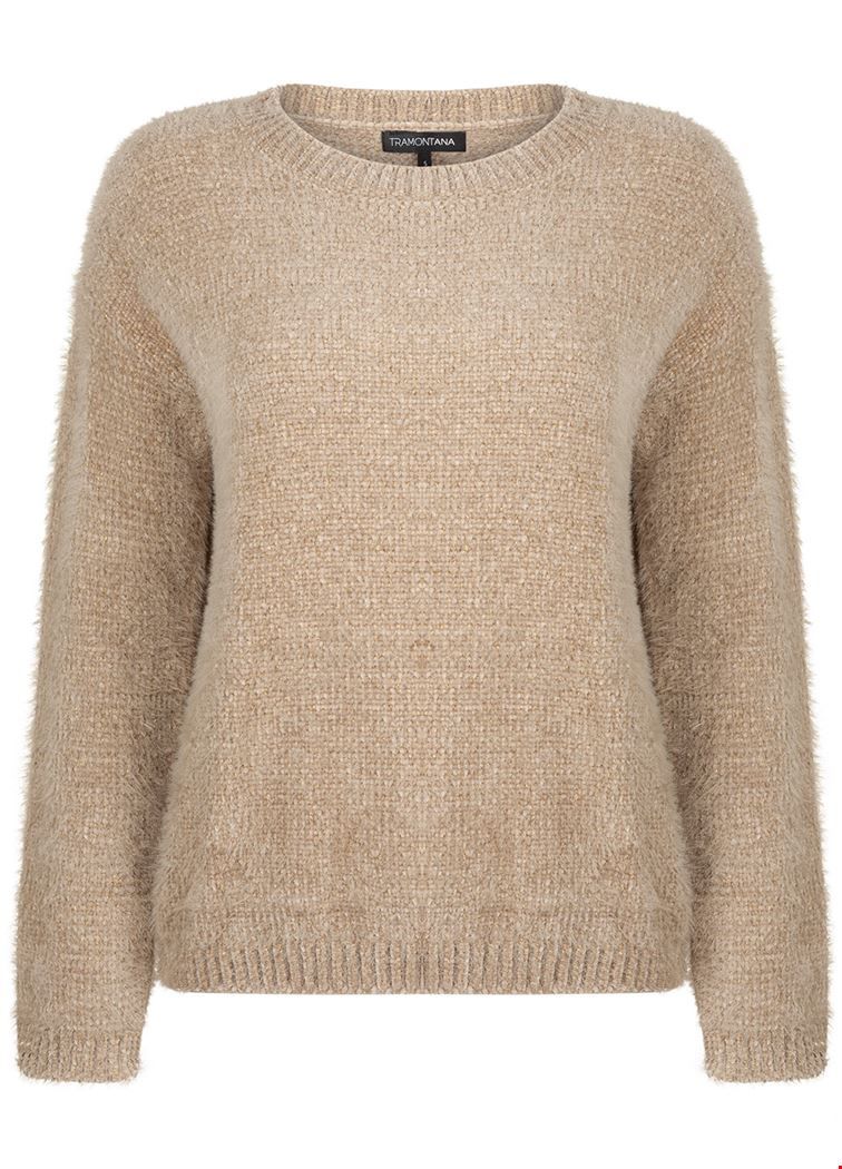 Chenille Pullover - Taupe